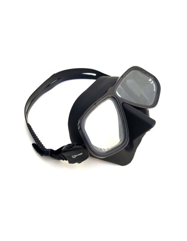 Máscara Apollone Preto Com Frame De Alumínio