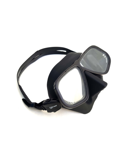 Máscara Apollone Preto Com Frame De Alumínio