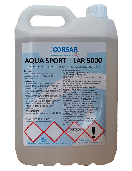 Ácido Limpeza Reguladores 5L Lar 5000