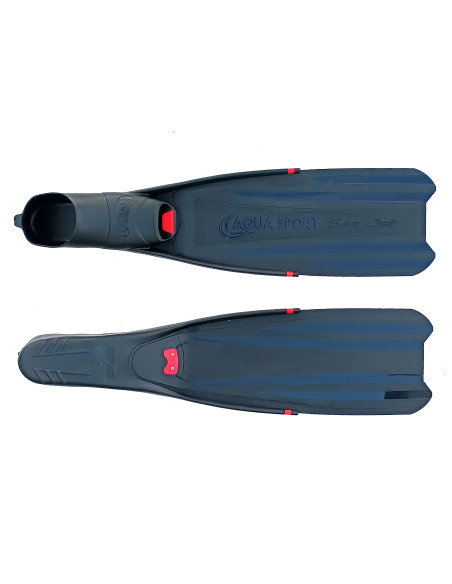 Barbatanas Modular Sea Jet Short Preto